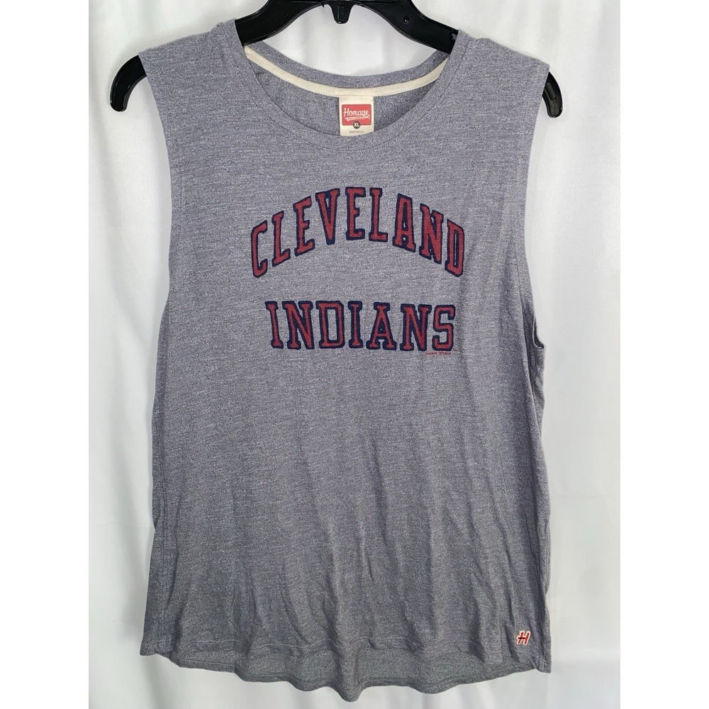 Homage Cleveland Indians Baseball Tank Top Womens XL